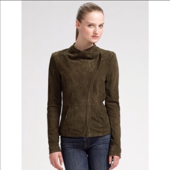 🌷 SOLD 🌷Vince Asymmetrical Moto Jacket - Picture 4 of 7